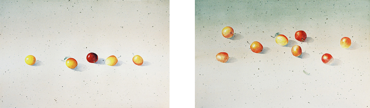 Mirabelle 5 - ミラベル 5 - 60x95cm 1998 | Mirabelle 8C - ミラベル 8C - 65x101cm 1997 