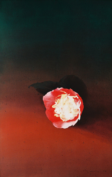 Camélia rouge - 紅椿 - 95x60cm 1998 