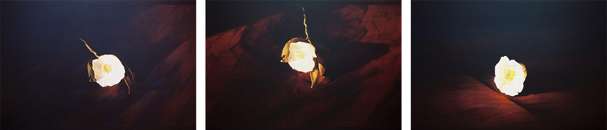 Les trois Grâces(Triptique) - 三美神(三枚一組) - 130x195cm(x3) 2001 